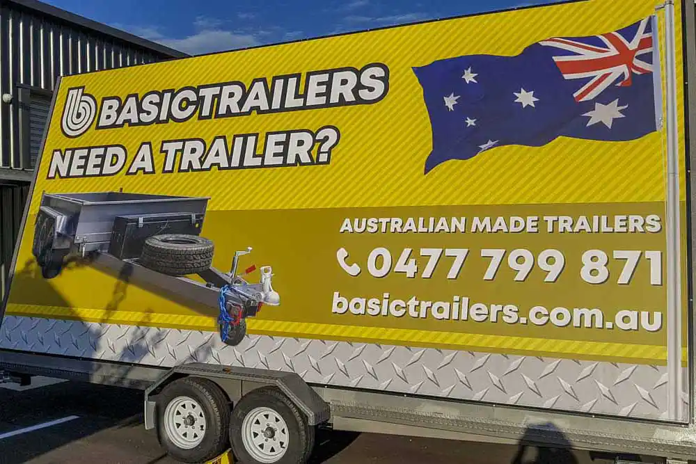 Adelaide Trailers For Sales: ADVERTISING-7FT-TRAILER-16X5